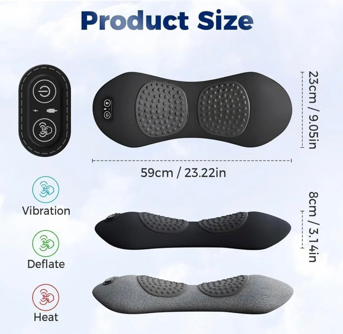 BackBliss Pro™ – Deep Tissue Smart Back Massager